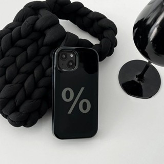 Simple Black Phone Case for iphone 13 Iphone14promax Advanced 12 Couple 11 Fashion XR