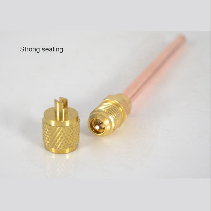 [fsfejhbjhkq]Valve Stem Access Valve Stem Copper 1/4 นิ้ว SAE 1/4 นิ้ว OD 2.75 นิ้ว Stem Strong Core