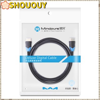 Shououy HDMI 2.0 สายเคเบิล 1 เมตร 4K พรีเมี่ยม เชื่อมต่อกล่องทีวี