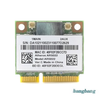 Bang การ์ด WIFI ไร้สาย AR5B22 BT4.0 Mini PCI-E 2.4 5Ghz ความถี่คู่ 300M Wlan สําหรับ Y400 Y500 Y410P