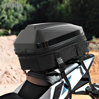 ARIONZA Motorcycle Tail Seat Bag Case Waterproof 18‑24L Luggage Helmet Storage Carry Shoulder Backpack