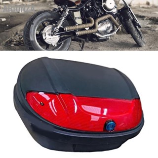 ARIONZA Motorcycle Rear Top Box 52L Capacity Universal Waterproof Shockproof Tail Storage Trunk for Scooter