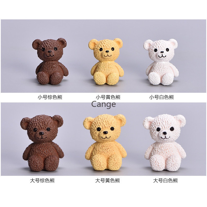 (ส่งตรงจากสต็อก) งานฝีมือพลาสติก รัก หมี ซีรีส์ครอบครัวหมีน้อย สัตว์น่ารัก รักหมีน้อย ภูมิทัศน์ไมโคร ทําเอง บอนไซ งานฝีมือพลาสติก หมีรัก