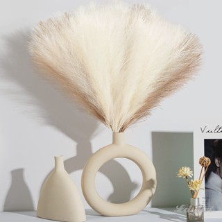 ღ 1Pc ประดิษฐ์ Pampas Grass Fluffy ปลอม Pampas Grass Decor สำหรับแจกันจำลอง Diy ดอกไม้ปลอม Reed Boho Home Party ตกแต่ง