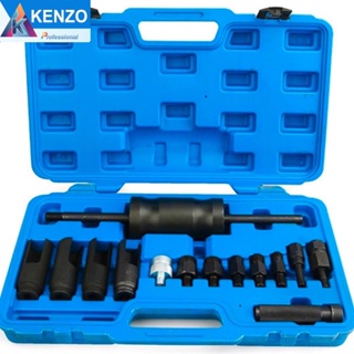 TOOLS KENZO ชุดถอดหัวฉีด ( ใช้กับเครื่องยนต์ดีเซล )  เกรด CR-V ขนาด 25,27,29,30mm ชุด 14 ชิ้น สินค้าพร้อมส่งS