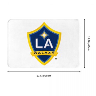 ใหม่ พรมเช็ดเท้า ผ้าสักหลาด ลายโลโก้ LA Galaxy กันลื่น ดูดซับน้ําได้ดี แห้งเร็ว 16x24 นิ้ว สําหรับห้องน้ํา ห้องนั่งเล่น โซฟา ห้องนอน พร้อมส่ง