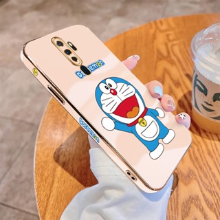 เคส OPPO A3S A5 A5S A7 A12 A12S A5 A9 2020 A83 A91 เคสโทรศัพท์มือถือแบบนิ่ม ลายการ์ตูนโดราเอมอน แมวน่ารัก แฟชั่นหรูหรา