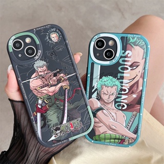 Lwy เคสโทรศัพท์มือถือแบบนิ่ม ลายการ์ตูนวันพีซ Roronoa Zoro สําหรับ Samsung Galaxy S23 Ultra S23+ S22 Ultra S22+ S21 S21+ S21 Ultra Plus S21 FE S20 S20+ S20 Ultra S20 FE M23 M32 M31 A33 A53 A73