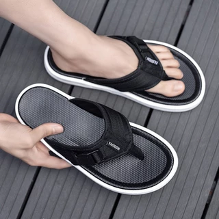 พร้อมส่ง รองเท้าแตะผู้ชายหูคีบ พื้นหนากันลื่น ใส่สบาย น้ำหนักเบา งานทน ไม่พังง่าย