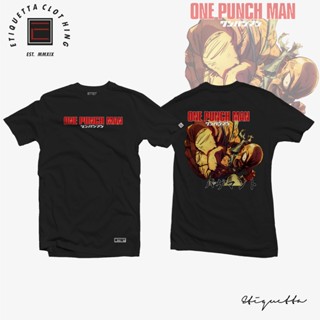 พร้อมส่ง Anime Shirt - ETQTCo. - One Punch Man - Saitama การเปิดตัวผลิตภัณฑ์ใหม่ T-shirt