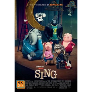 หนัง DVD ออก ใหม่ Sing (2016) ร้องจริง เสียงจริง (เสียง ไทย/อังกฤษ ซับ ไทย/อังกฤษ) DVD ดีวีดี หนังใหม่