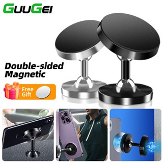 Guugei ที่วางโทรศัพท์ในรถยนต์ แบบแม่เหล็ก สองด้าน แบบสากล ขาตั้งโทรศัพท์ แบบแม่เหล็กคู่