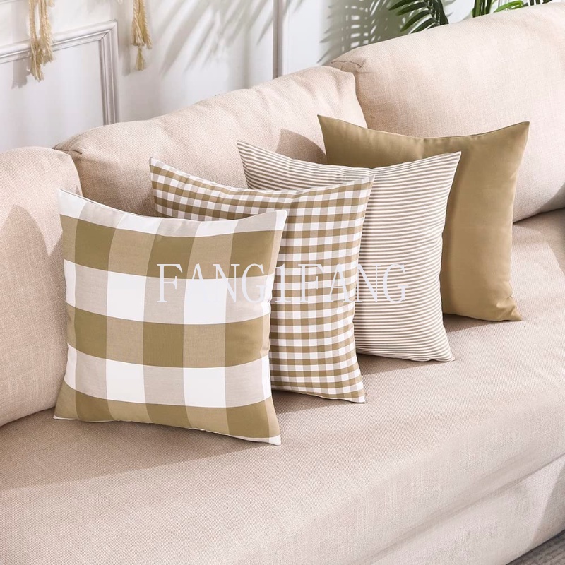 พร้อมส่ง ปลอกหมอนอิงโซฟา ลายสก๊อต ขนาด 45x45 30x50 ซม. สําหรับตกแต่งบ้าน โรงแรม