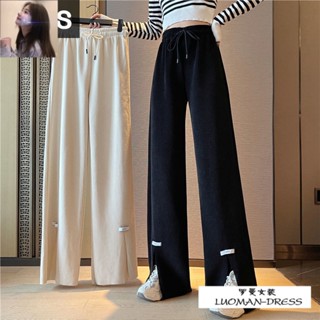 【 40-120kgfat sister pants】กางเกงขากว้าง ทรงหลวม ขนาดใหญ่ ไซซ์ M-5XL แฟชั่นฤดูร้อน สําหรับสตรี ไซซ์ 300