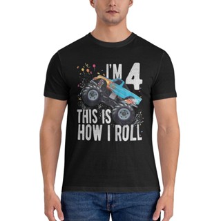 เสื้อยืดลําลอง แขนสั้น พิมพ์ลายรถบรรทุกมอนสเตอร์ IM 4 This Is How I Roll ลดราคาครั้งใหญ่