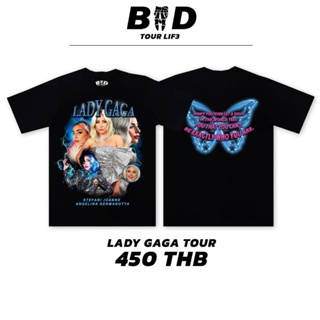 #ถูกสุด Badcompany.th เสื้อทัวร์ เสื้อยืดสตรีทสกรีนลาย "Ladygaga"