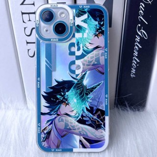 Genshin impact Mask XIAO เคสโทรศัพท์ซิลิโคนใส ป้องกัน สําหรับ iPhone 14 13 12 11 pro promax x xs xsmax xr 7 8 plus