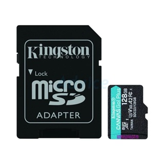 128 GB MICRO SD CARD (ไมโครเอสดีการ์ด) KINGSTON CANVAS GO PLUS (SDCG3/128GB)