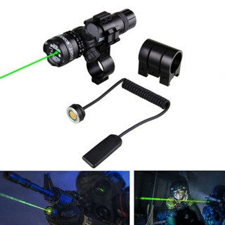 ไฟฉาย 【Readystock】📣เลเซอร์ติดปืนยาวของแท้ laser scope ปรับใน สีแดงชุดเลเซอร์อินฟราเรดสีแดงและสีเขียวขนาด 11 มม