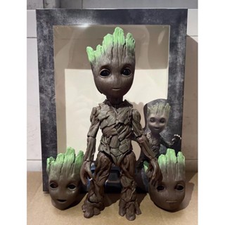 โมเดลฟิกเกอร์ Groot Guardians of The Galaxy ของเล่นสําหรับเด็ก