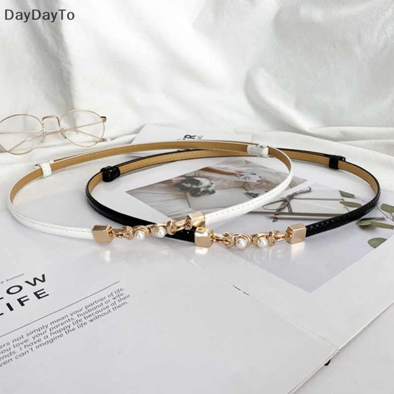 Daydayto เข็มขัดคาดเอว แบบบาง ปรับได้ แฟชั่นสําหรับผู้หญิง