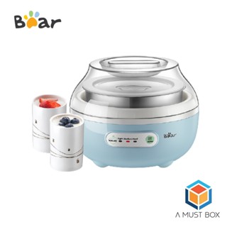 อุปกรณ์ทำครัว BEAR Electric Yogurt Maker เครื่องทำโยเกิร์ต รุ่นBR0004 (1 ลิตร)(ฟรีถ้วย Ceramic 4 ถ้วย,ชามสแตนเลส 1 ชิ้น)