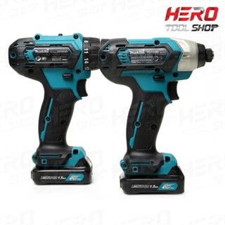 The Tools  MAKITA สว่าน ชุด CLX224X1-12V COMBO KIT DF333DZ(สว่านไร้สาย)+TD110DZ(ไขควงกระแทก)+แท่นชาร์จ+แบต1.5Ahx2ก้อน