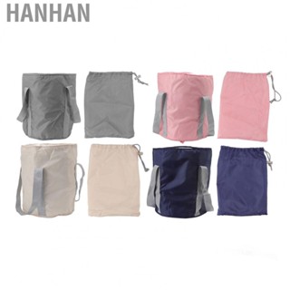 Hanhan Foldable Foot Tub  Collapsible Foot Soak Tub Polyester with Storage Bag for Hiking