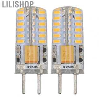 Lilishop 2 Pcs Light Bulb 12V 3W Warm Lighting Aluminum Silicone Energy Saving  Light