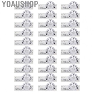 Yoaushop 30pcs Aluminium Substrate Lens Bead 6V Transparent  TV Bead For  TV