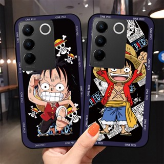 เคสโทรศัพท์มือถือ พิมพ์ลาย One Piece Luffy 3 มิติ สําหรับ Vivo V27 Pro V27E 5G