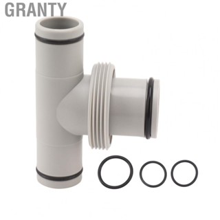 Granty Replacement Hose Adapter  1.5in To 1.25in  Leakage T Shape Multi Function Pool Hose Adapter Plastic Material  for Pool Maintaining