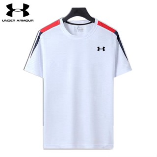 Under.armour เสื้อยืดกีฬา แขนสั้น ระบายอากาศ แห้งเร็ว บางพิเศษ สําหรับผู้ชาย [M-5XL]