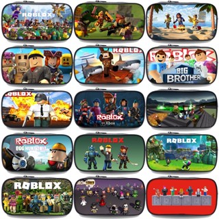 Roblox กระเป๋าดินสอ กระเป๋าเครื่องเขียน ผ้าแคนวาส มีซิป สําหรับนักเรียน