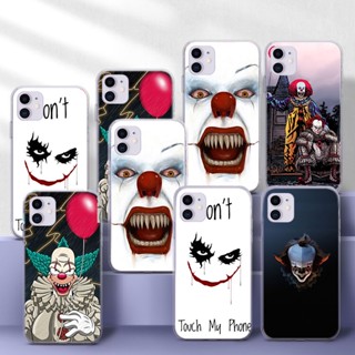 เคสโทรศัพท์มือถือแบบนิ่ม TPU ใส ลายตัวตลกน่ากลัว 223A สําหรับ Samsung A21S A22 A22S A30S A32 A40S M30 A42 A5 A50 A50S
