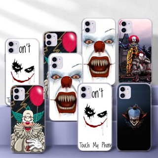 เคสโทรศัพท์มือถือแบบนิ่ม TPU ใส ลายตัวตลกน่ากลัว 223A สําหรับ Samsung A01 EU A02 M02 A02S A03S A10 A10S A11 A12 A20 A30 A20S