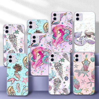 เคสโทรศัพท์มือถือแบบนิ่ม TPU ใส ลายปลาดาว แมงกะพรุน 238A สําหรับ Redmi 6 6A 7 7A 8 8A 9 9A 9C 9T