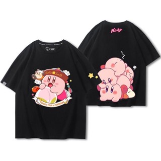 เสื้อยืดเกม Kirbys Dream Land แขนสั้นผู้ชายและผู้หญิงฤดูร้อนผ้าฝ้าย 100% เสื้อยืดแฟนเกม Gospel