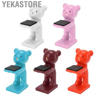 Yekastore Bear Watch Stand Modern Style Resin Watch Display Stand for Office