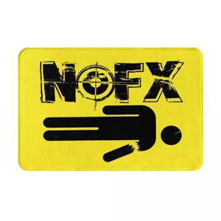 Nofx (3) พรมเช็ดเท้า ผ้าสักหลาด กันลื่น ดูดซับน้ํา แห้งเร็ว 16x24 นิ้ว สําหรับห้องน้ํา พร้อมส่ง