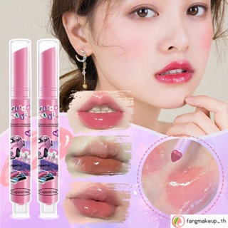 Cappuvini Love ลิปสติก ลิปกลอส เพิ่มความชุ่มชื้น ลิปสติกใหม่6สี Solid Lip Gloss สีชาแตงโมสี ลิปสติกกระจก ลิปสติกดินสอ