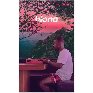 โปสเตอร์ผ้าใบ พิมพ์ลาย Frank Ocean Sunset Blond Posternew Rap Music Star Hd สไตล์โมเดิร์น สําหรับตกแต่งผนัง