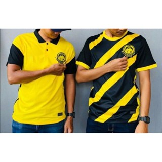 เสื้อกีฬาแขนสั้น ลายทีมชาติมาเลเซีย Dewasa Jersi Baju Bola Sepak Harimau Malaya คุณภาพสูง สําหรับผู้ใหญ่ 2023