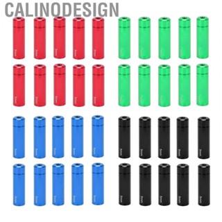 Calinodesign Bike Brake Cable End Cap  Anodized CNC Machined Brake Cable Cap End Tips Aluminum Alloy  for Road Bikes