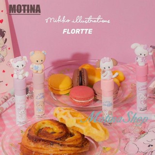 [สินค้าใหม่] Flortte/floria MIKKO ลิปสติก เนื้อครีม นิ่ม โฟกัส