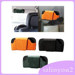 [szlinyou2] กล่องใส่แว่นตากันแดด ติดที่บังแดดรถยนต์ สําหรับรถบรรทุก ใบอนุญาต