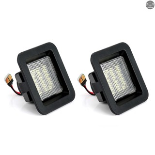 พร้อมส่ง โคมไฟ LED 6000-6500K แบบเปลี่ยน สําหรับติดป้ายทะเบียนรถยนต์ Ford F1502015 รถแร็ปเตอร์ 2018 2017 2018 F150 2 ชิ้น