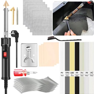 In Stock 150W Plastic Welding kit,2-in-1 Plastic Welder &amp; Soldering Iron ,Soldering Iron   For Bumper Kayak Repair Rework Station Heat Repair Tool Electric   Soldering