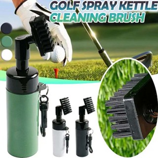  Golf club head cleaning brush, water spray bottle, not damaging the club, easy to carry white/black/green