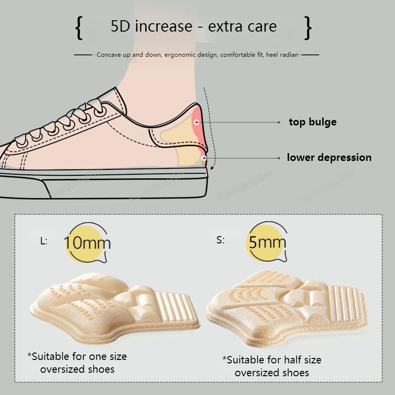 สติกเกอร์ติดส้นเท้า ปรับขนาดได้ ป้องกันการสึกหรอ